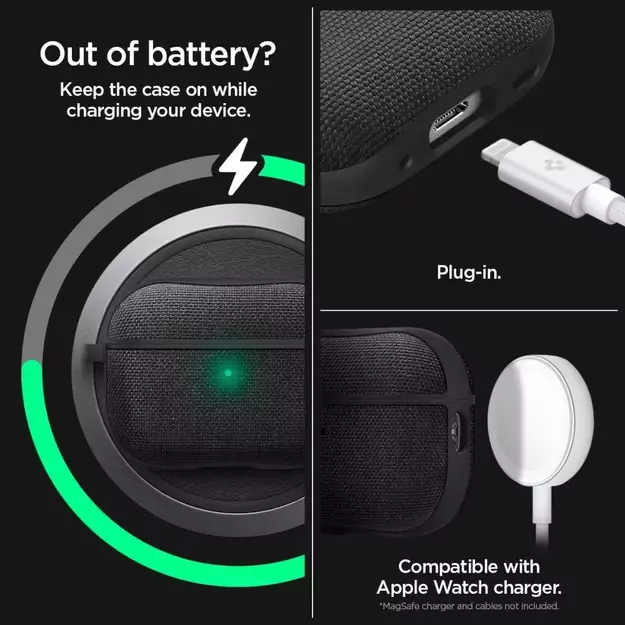 Spigen Urban Fit Case for Apple AirPods Pro 1 / 2 - Black 26