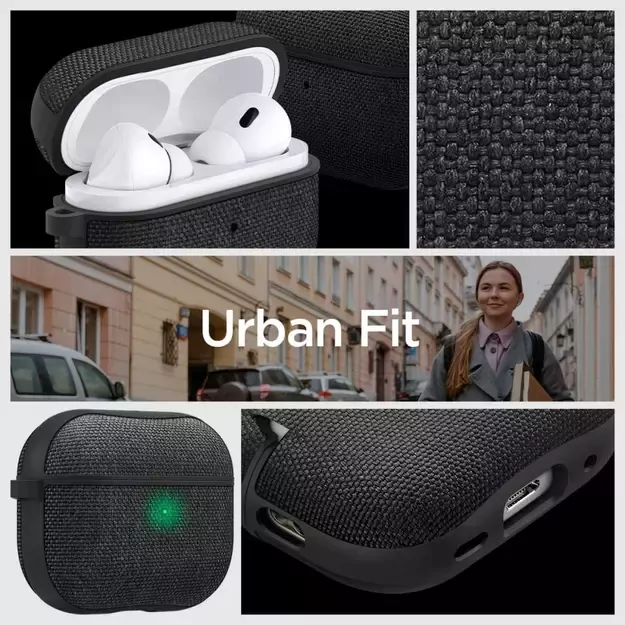 Spigen Urban Fit Case for Apple AirPods Pro 1 / 2 - Black 28