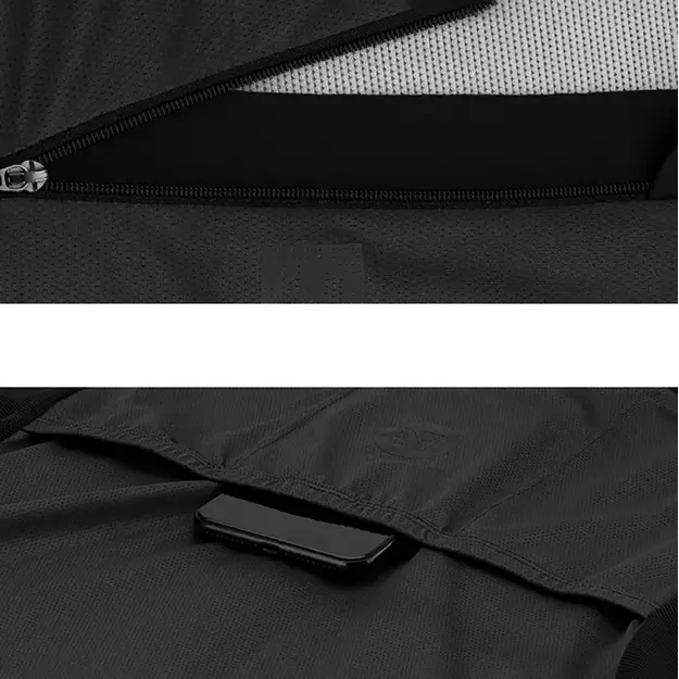 Rockbros 15120002005 Cycling Jersey with Short Sleeves XXL - Black 8