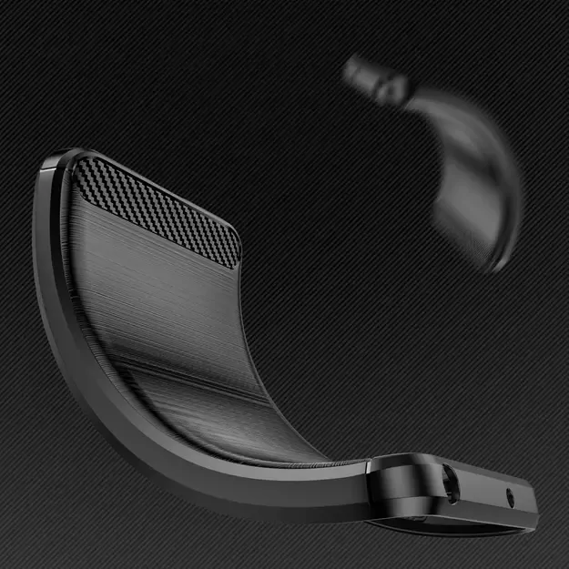 Carbon Case case for Xiaomi Redmi A1+ flexible silicone carbon cover black 5