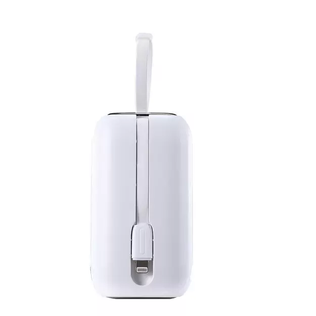 Joyroom mini powerbank 10000mAh Colorful Series 22.5W with 2 built-in USB C and Lightning cables white (JR-L012) 19