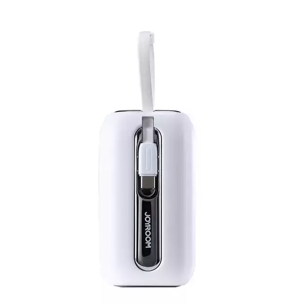 Joyroom mini powerbank 10000mAh Colorful Series 22.5W with 2 built-in USB C and Lightning cables white (JR-L012) 16