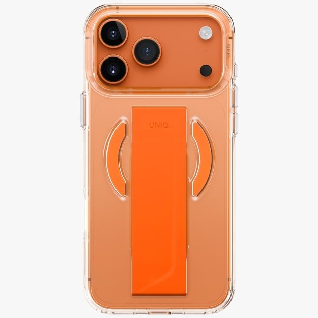 Uniq Heldro Air Case for iPhone 17 Pro Max Magclick Charging - Orange 1