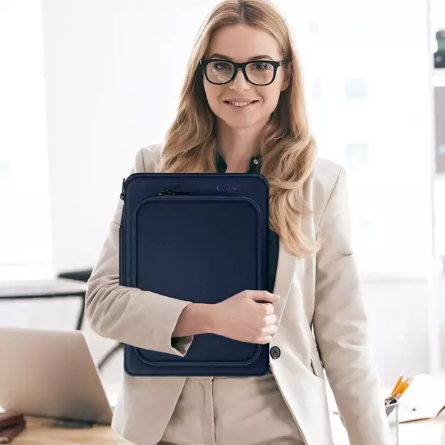 Tech-Protect Basic Bag for 13-14&quot  laptop - blue 9