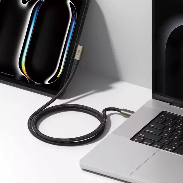 Ringke 3.2 gen. 2x2 USB-C, PD 3.1 240W 2m angled cable - black 4