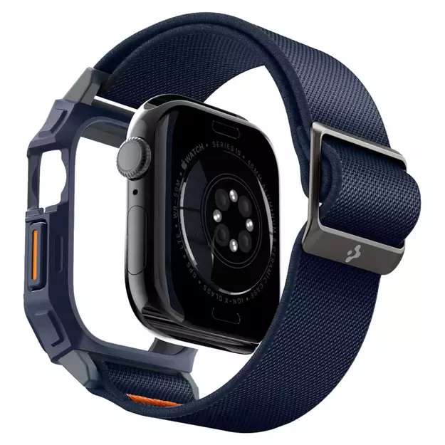 Spigen Lite Fit &quot Pro&quot  Strap for Apple Watch 10 46mm - Navy Blue 12