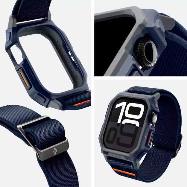 Spigen Lite Fit &quot Pro&quot  Strap for Apple Watch 10 46mm - Navy Blue 16