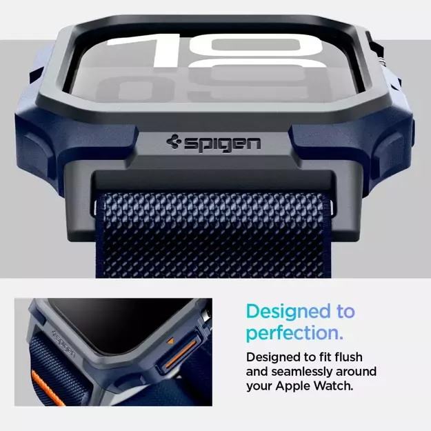 Spigen Lite Fit &quot Pro&quot  Strap for Apple Watch 10 46mm - Navy Blue 24