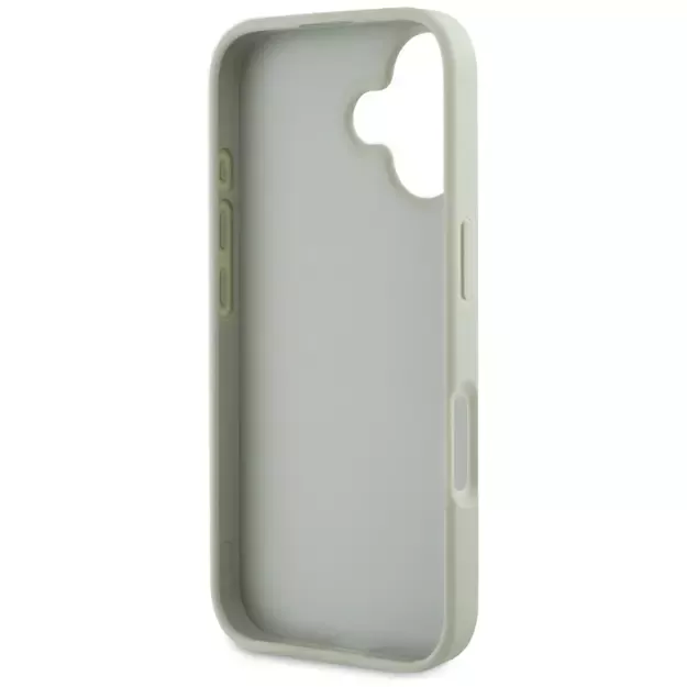 Guess Grained Big 4G Logo Small Classic Logo case for iPhone 16 - green 6