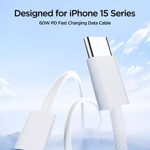Joyroom Ben Series S-A45 USB-C / USB-C 60W Cable 1m - White 10