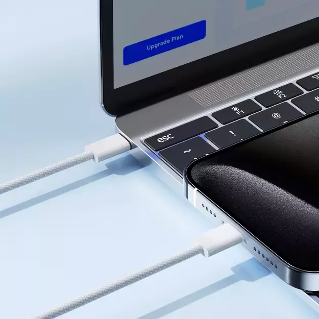Joyroom Ben Series S-A45 USB-C / USB-C 60W Cable 1m - White 15