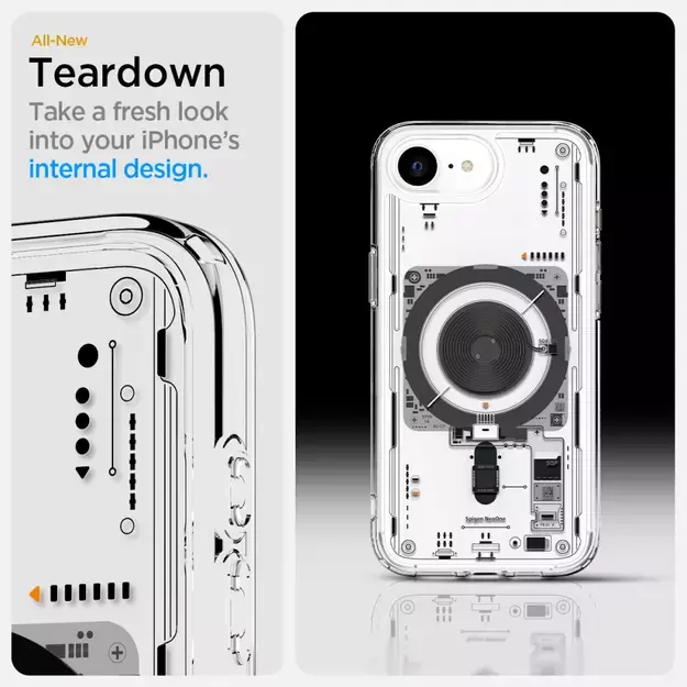 Spigen Ultra Hybrid MagSafe Case for iPhone 16e Neo One - Clear 22