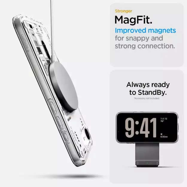Spigen Ultra Hybrid MagSafe Case for iPhone 16e Neo One - Clear 23