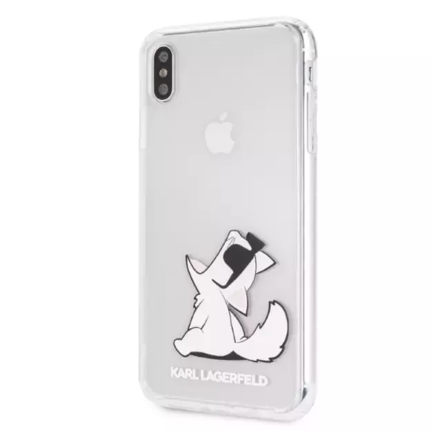 Karl Lagerfeld Choupette Fun iPhone Xs Max Case - Transparent 5