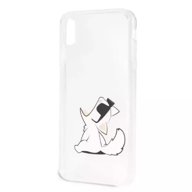 Karl Lagerfeld Choupette Fun iPhone Xs Max Case - Transparent 6