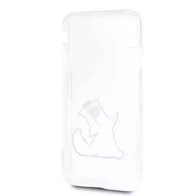 Karl Lagerfeld Choupette Fun iPhone Xs Max Case - Transparent 7