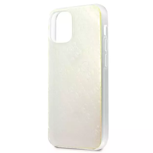 Guess GUHCP12S3D4GIRBL iPhone 12 mini 5.4&quot  iridescent/opal hardcase 4G 3D Pattern Collection 3