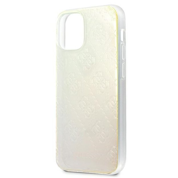 Guess GUHCP12S3D4GIRBL iPhone 12 mini 5.4&quot  iridescent/opal hardcase 4G 3D Pattern Collection 3