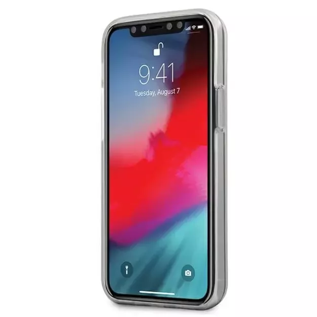 Guess GUHCP12S3D4GIRBL iPhone 12 mini 5.4&quot  iridescent/opal hardcase 4G 3D Pattern Collection 2