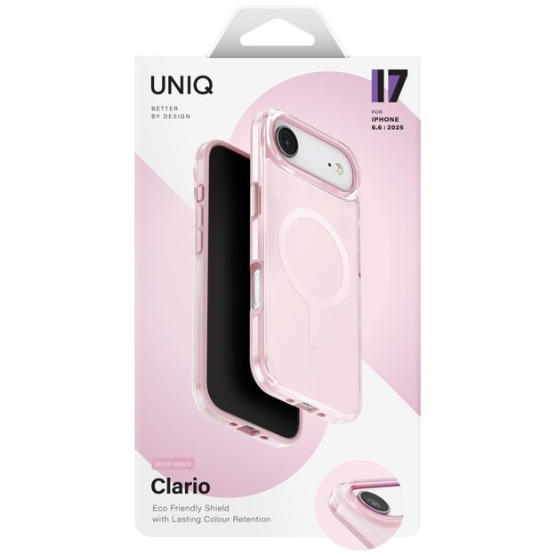 Uniq Clario Magclick Charging Case for iPhone Air - Pink 5