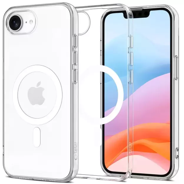 Tech-Protect FlexAir MagSafe iPhone 16e Case - Clear