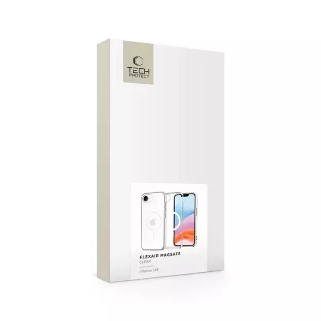 Tech-Protect FlexAir MagSafe iPhone 16e Case - Clear 8