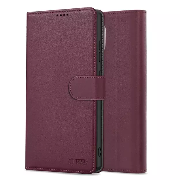 Tech-Protect Wallet Case for iPhone 16e - Burgundy 2