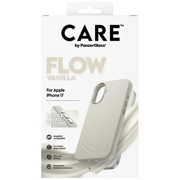 CARE by PanzerGlass FLOW MagSafe Case for iPhone 17 - Beige 4