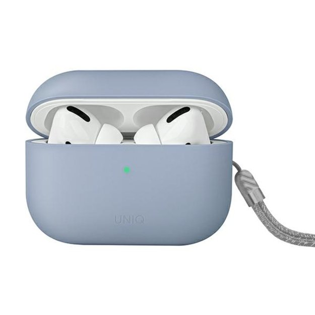 Uniq Lino Silicone AirPods Pro 2 Case - Blue