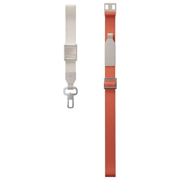 Uniq Vista 2-in-1 phone lanyard - orange and beige 1