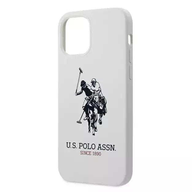 US Polo USHCP12LSLHRWH iPhone 12 Pro Max 6.7&quot  white/white Silicone Collection 5