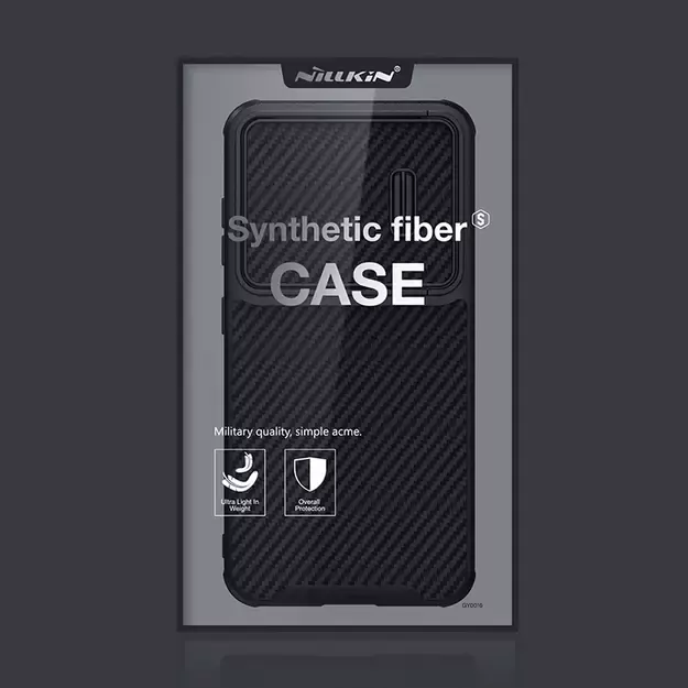 Nillkin Synthetic Fiber S Case for Samsung Galaxy S23, camera cover, black 19