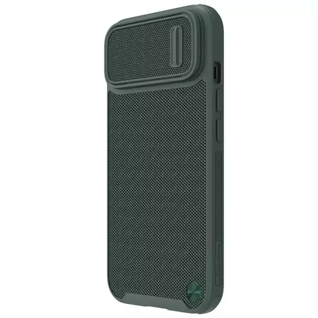 [AFTER RETURN] Nillkin Textured S Case iPhone 14 armored cover with camera cover green 1