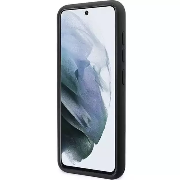 Guess GUHCS23SSLSMK S23 S911 black/black hardcase Silicone Vintage Gold Logo 11