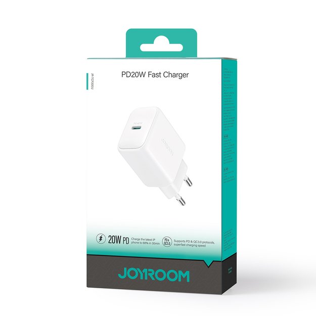 Joyroom JR-TCF20 USB-C PD 20W network charger - white 6