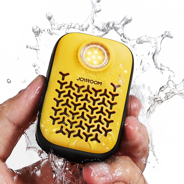 Joyroom Maya JR-MS03 portable Bluetooth speaker with built-in flashlight, resistant - yellow 2