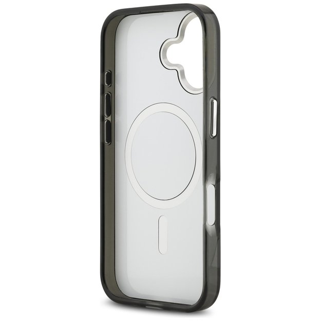 Karl Lagerfeld IML Aquarelle Karl &amp  Choupette &amp  Logo MagSafe Case for iPhone 17 - Black 5