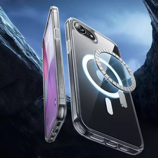 ESR Classic Hybrid Halolock MagSafe iPhone 16e Case - Clear 1
