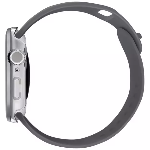 Uniq Voute Tempered Glass Case for Apple Watch 10 42 mm - Silver 6