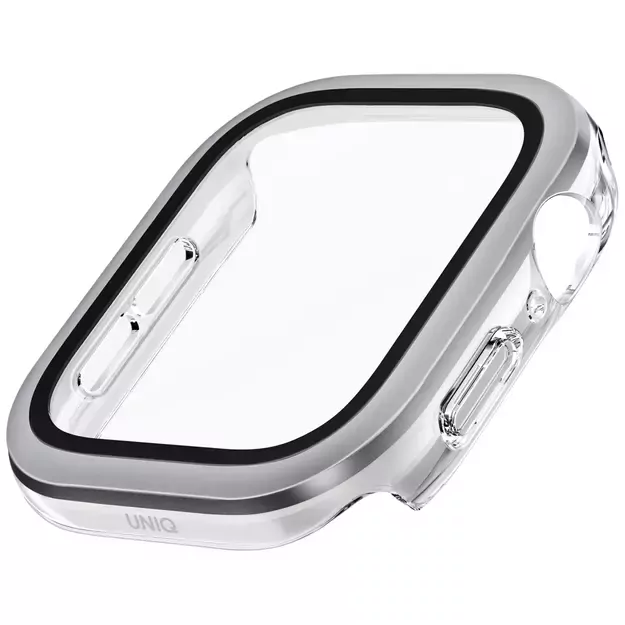 Uniq Voute Tempered Glass Case for Apple Watch 10 42 mm - Silver 7