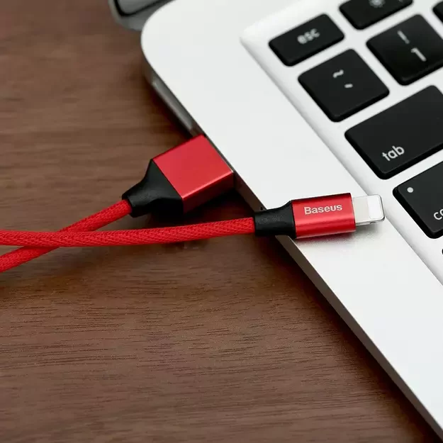 Baseus Yiven USB / Lightning Cable with Material Braid 1,8M red (CALYW-A09) 8
