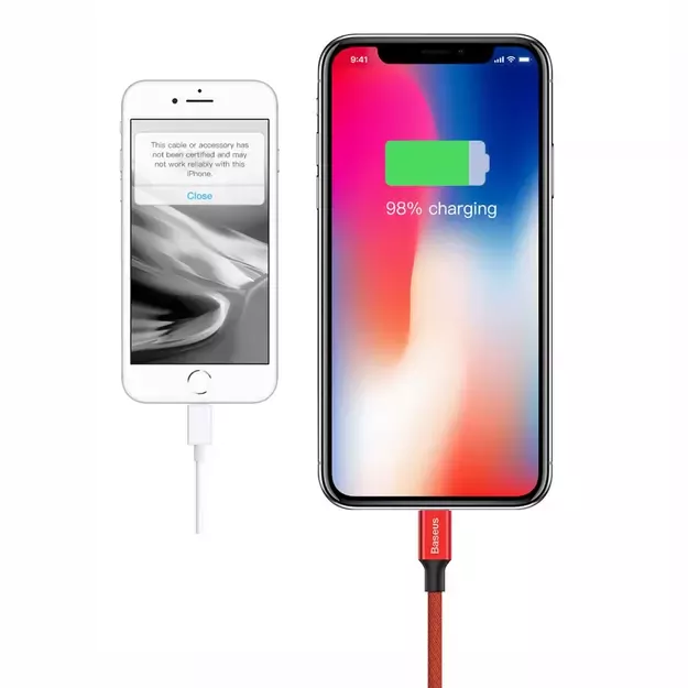 Baseus Yiven USB / Lightning Cable with Material Braid 1,8M red (CALYW-A09) 6