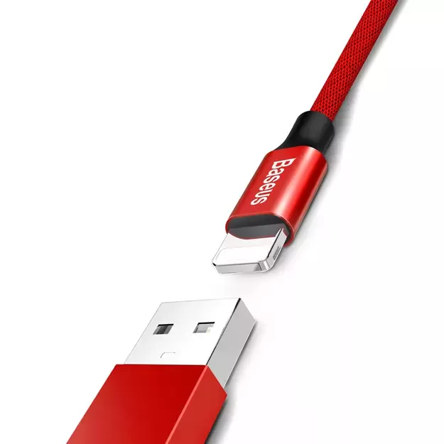 Baseus Yiven USB / Lightning Cable with Material Braid 1,8M red (CALYW-A09) 3