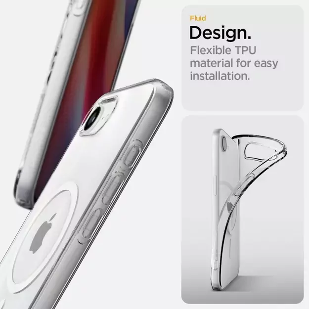 Spigen Liquid Crystal Mag MagSafe iPhone 16e Case - Clear 10