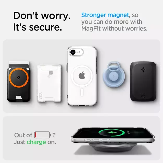Spigen Liquid Crystal Mag MagSafe iPhone 16e Case - Clear 11