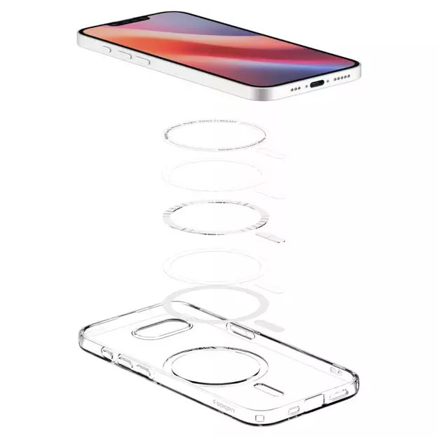 Spigen Liquid Crystal Mag MagSafe iPhone 16e Case - Clear 7