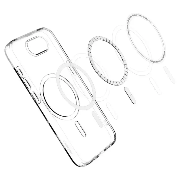 Spigen Liquid Crystal Mag MagSafe iPhone 16e Case - Clear 5