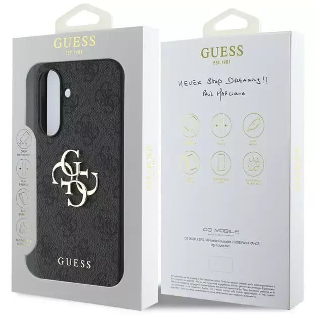 Guess Big 4G Logo Classic Logo Case for Samsung Galaxy A56 - Black 6