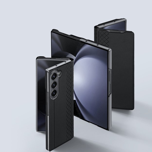 Dux Ducis Brill leather case for Samsung Galaxy Z Fold 6 with flap and card slot - black 5