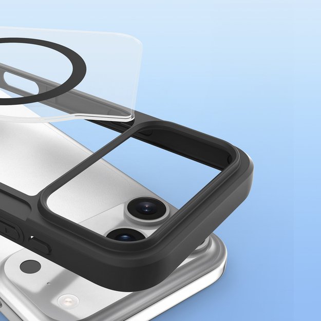 Dux Ducis Skin X Pro Case for iPhone 17 Pro Max with Wallet, MagSafe Compatible - Black 10